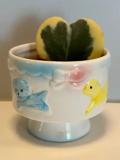 JARDINIÈRE VINTAGE RÉTRO MID CENTURY CÉRAMIQUE JAPAN RUBENS, View more