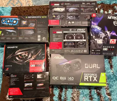  various types of GPUS for sale, contact for prices , View more