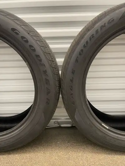 Pair. 235/55R20 102V Goodyear Eagle Touring. FIRM $100: Two Used All Seasons Tires. FIRM Tires Tread...