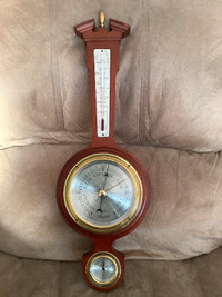 Taylor barometer and thermometer