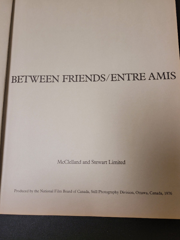 BOOK - "BETWEEN FRIENDS" in Non-fiction in Sudbury - Image 3