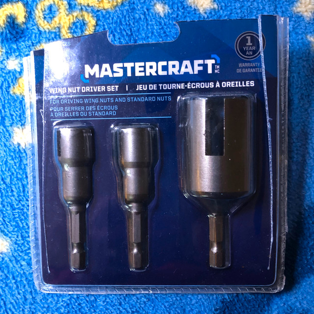 Mastercraft Wing Nut Driver Set, used once! in Hand Tools in Calgary
