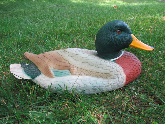 WOODEN  MALLARD DUCK DECOY  MADE IN U.S.A. in Arts & Collectibles in London