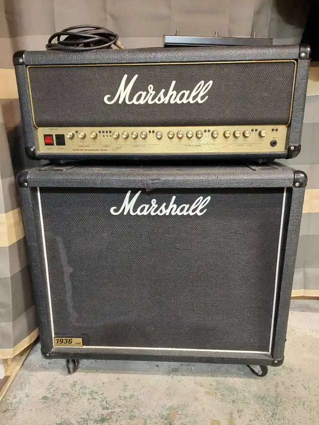 Marshall 6100LM 30th Anniversary head with 1936 cabinet  in Amps & Pedals in Peterborough - Image 2