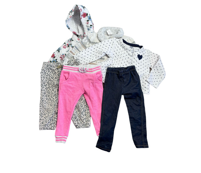 Lots of 6 pieces for 2T Toddler Girl 3 Tops and 3 Pnats in Clothing - 2T in Ottawa
