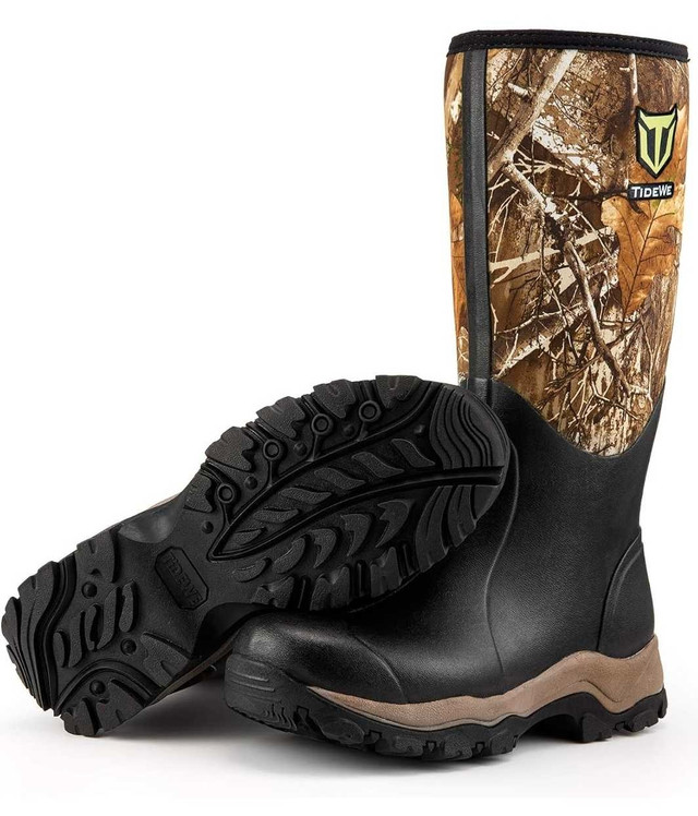 TideWe Hunting Boots for Men, Insulated Waterproof Durable, 12 in Fishing, Camping & Outdoors in City of Toronto