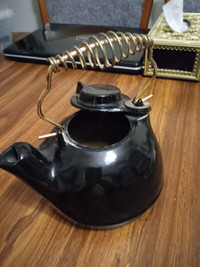 Rare Cast Iron Teapot Kettle Excellent Condition.