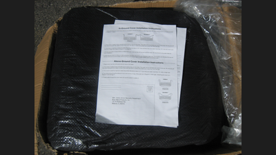 Blue Wave Pool Cover 30'x 50' BLACK NEW, View more