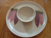 Handmade Pottery Dip/Chip Tray