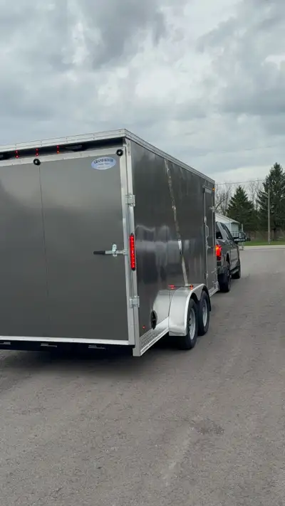 Brand new Cargo Trailer for rent, $150 per day, has side wall clamps as well as in floor hookup clam...