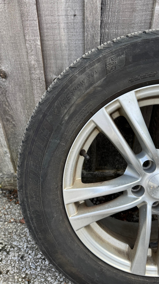 17 inch Alloy Rims with Michelin Winter Tires Included in Tires & Rims in Belleville - Image 2