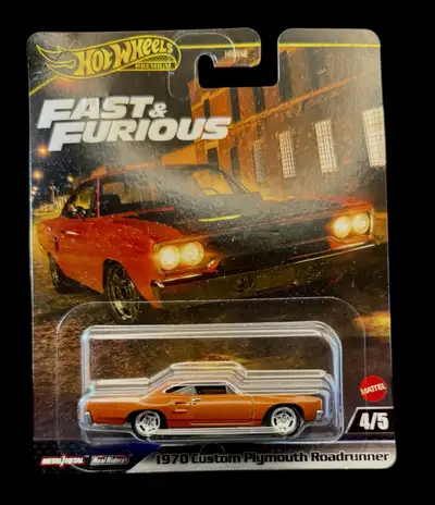 Hotwheels  premium. Fast&Furious 1970 custom Plymouth Roadrunner, View more