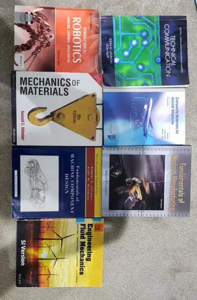 Selling all Ryerson Aerospace Textbooks with all the notes, labs, exams, and midterms. I have taken...