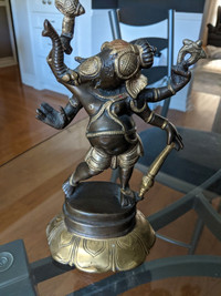 Rare Standing Ganesha-Made Of 8 Different Metals