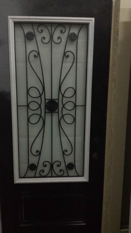 $15 cut out steel exterior doors glass doors inserts & hardware in Windows, Doors & Trim in Cambridge