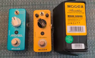 Guitar Pedals. Pitch Shifter and Acoustic pedal, View more