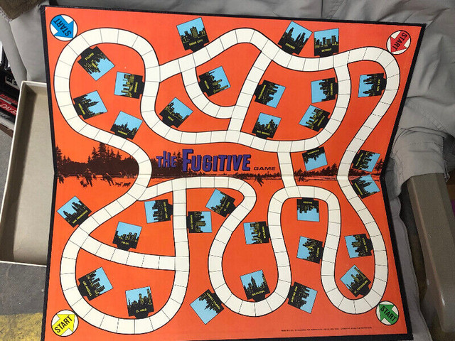 The Fugitive TV Board Game 1964 Ideal in Toys & Games in Winnipeg - Image 4