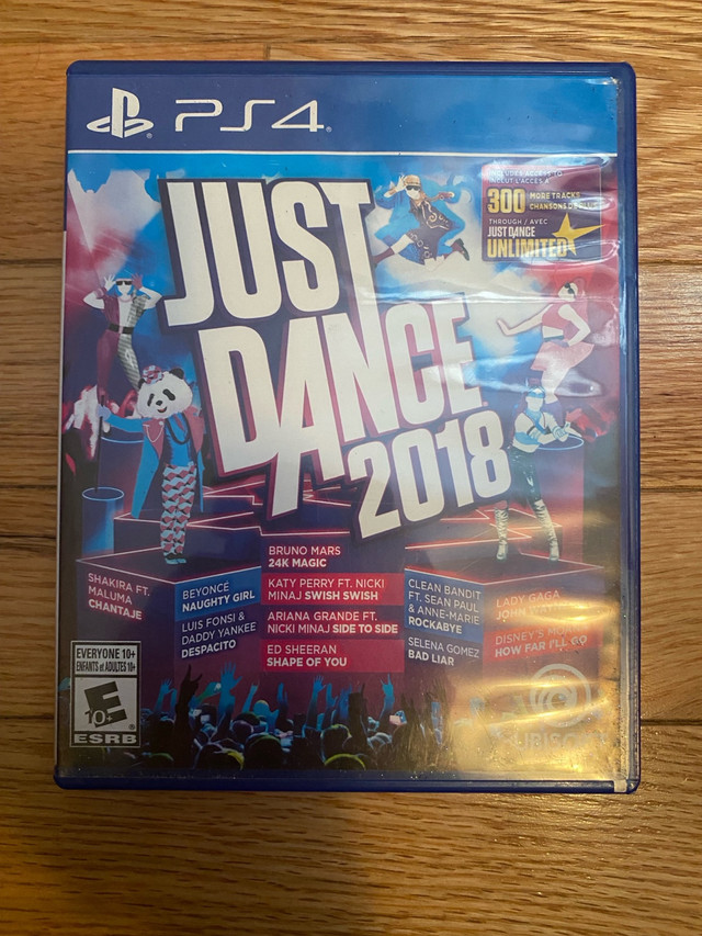 PS4 - “Just Dance 2018” (Never Played) in Sony Playstation 4 in Fredericton