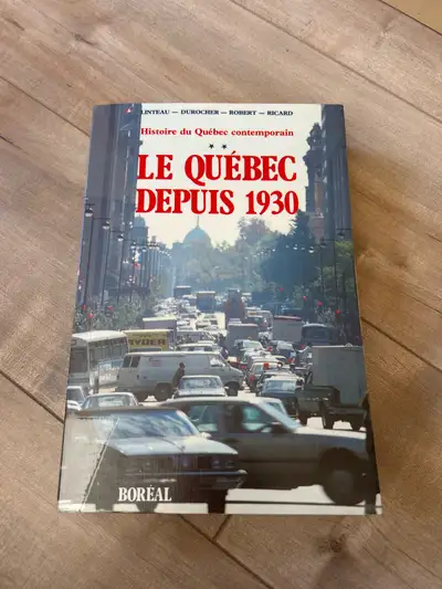livre sur l’histoire du Québec contemporain , View more