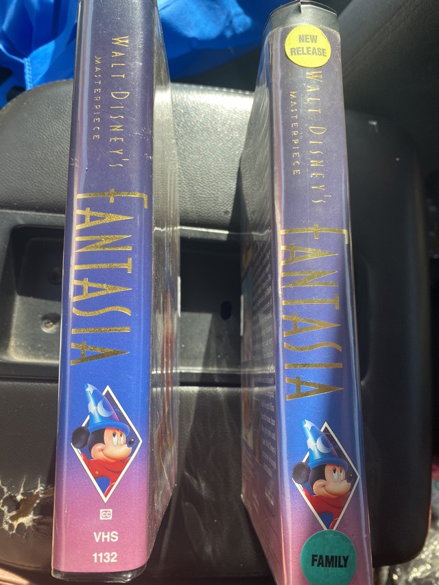 Fantasia Disney rare vhs x2 Arts & Collectibles Thunder Bay Kijiji
