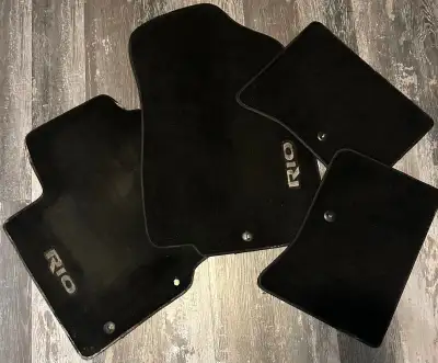 Car mats - winter / regular full sets of each, used in a Kia Rio Ex hatchback 2 yrs old
