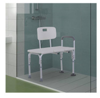 HOMCOM 6-Level Adjustable Bath and Shower Transfer Bench 