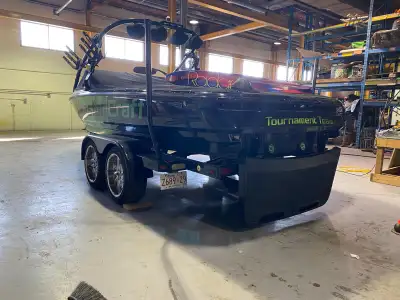2008 Mastercraft Prostar 197 Tournament Team ‘nightmare’ Edition ..Is one of 3 ever built and sent t...
