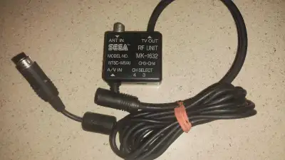-SEGA GENESIS/SATURN rf switch -good overall condition Contact kijiji msngr