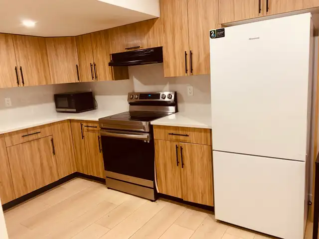 One Bedroom Basement Apartment with Separate Entrance