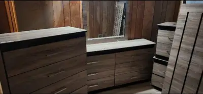 Modern Wooden Dresser with Drawers, View more