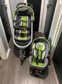 Graco Fast Action Fold Jogger and SnugRide 35