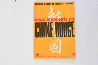 Des éditions de l'homme éo 1961 de Jacques Hébert et PIERRE ELLIOT TRUDEAU.. EXCELLENTE CONDITION .....