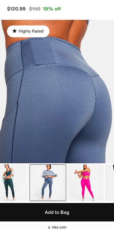 New Nike Leggings- Nike Go-leggings with pockets in Women's - Bottoms in Charlottetown - Image 3