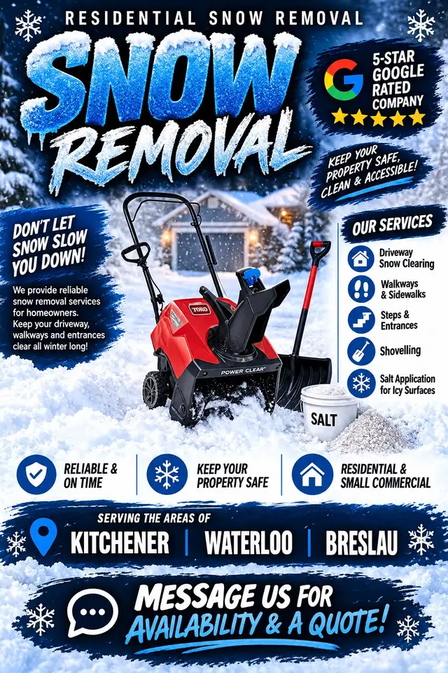 Residential snow removal 