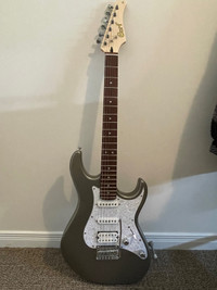 Cort G250 Silver Metalic Stratocaster S-Style Electric Guitar