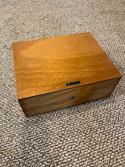 Vintage Hardwood Equipment Box, View more