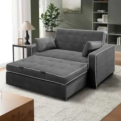 Dark Grey Tufted Sofa Bed, View more