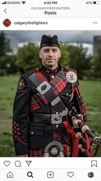 Bagpiper for hire 