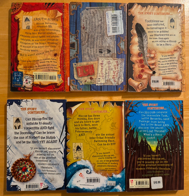Dragons of Deltora & How to Train Your Dragon Book Set in Children & Young Adult in Prince George - Image 2