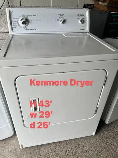 Good condition Kenmore Dryer $120, View more