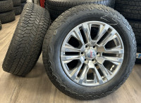 G19. 2024 GMC Denali OEM rims and Bridgestone allseason tires