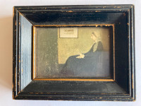 Old Framed Print - Whistler's Mother by James McNeill  Whistler