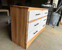 solid wood 6 drawer dresser