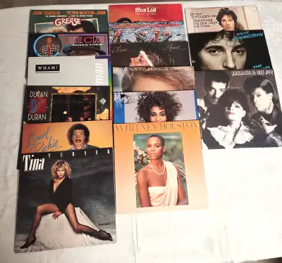 Vintage LP's and 45's, View more