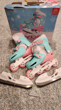 Rooler Skates and Ice skates  (2 in 1)