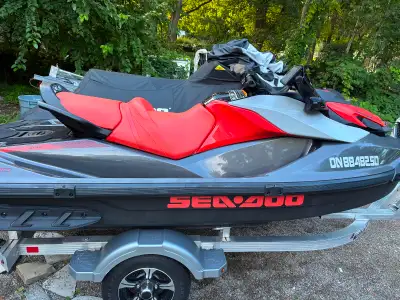 Great condition seadoo gti130. 60hrs of use. Comes with cover. Garmin gps can be negotiated but not...