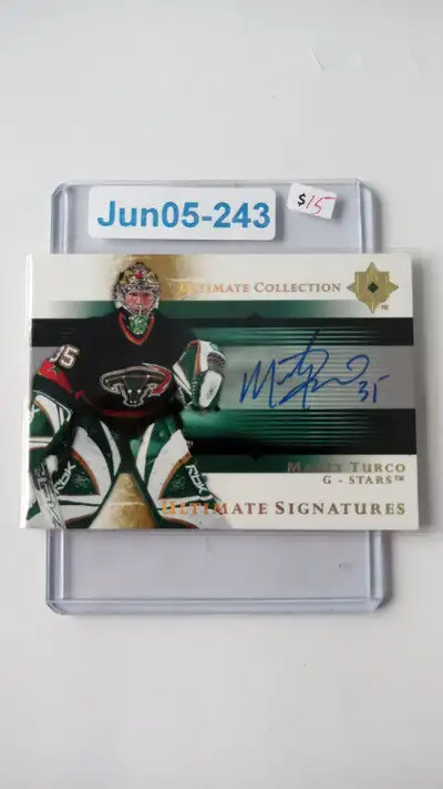 2005-06 Ultimate Collection Ultimate Signatures USMT Marty Turco, View more