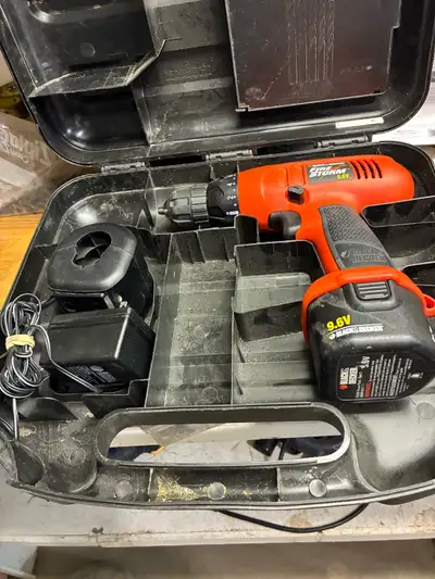 Black and Decker cordless drill, View more