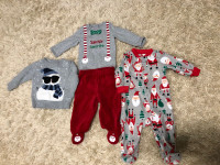 3-6 MONTH CHRISTMAS CLOTHING LOT