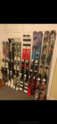Adult Twin Tip Skis Assorted Sizes